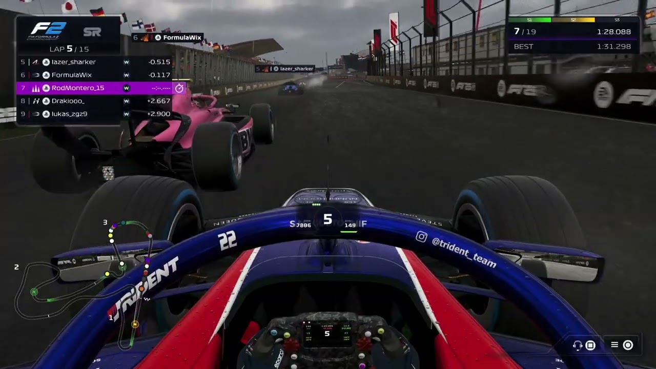 F2 ECRL SPRINT and UNLUCKY RACE WHEEL ISSUE