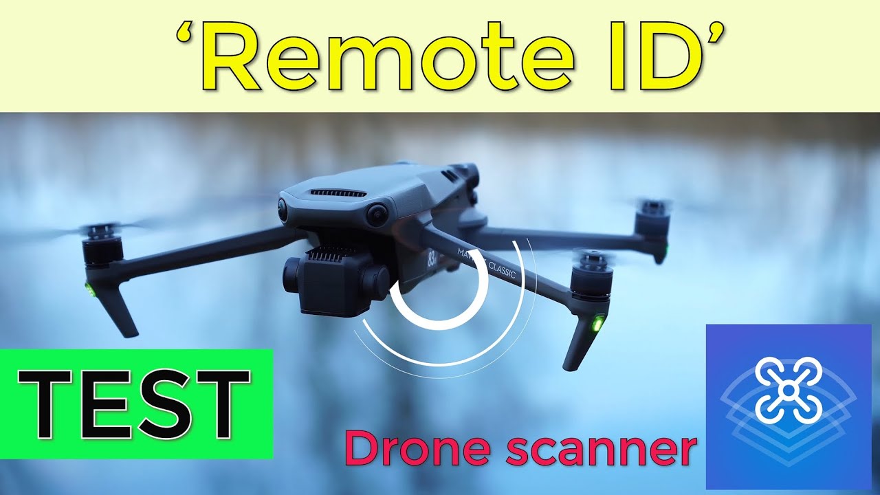 Remote ID and ‘drone scanner app’ test on DJI Mavic 3 classic