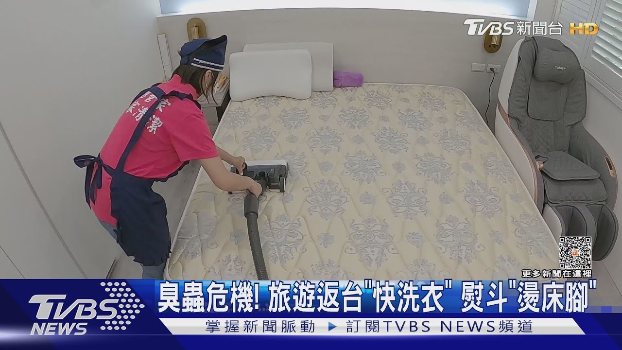 臭蟲危機! 旅遊返台「快洗衣」 熨斗「燙床腳」｜TVBS新聞 @TVBSNEWS01