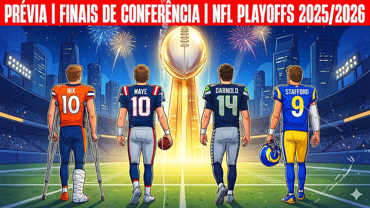 MEGA PRÉVIA DAS FINAIS DE CONFERÊNCIA! BRONCOS VENCEM SEM BO NIX?
