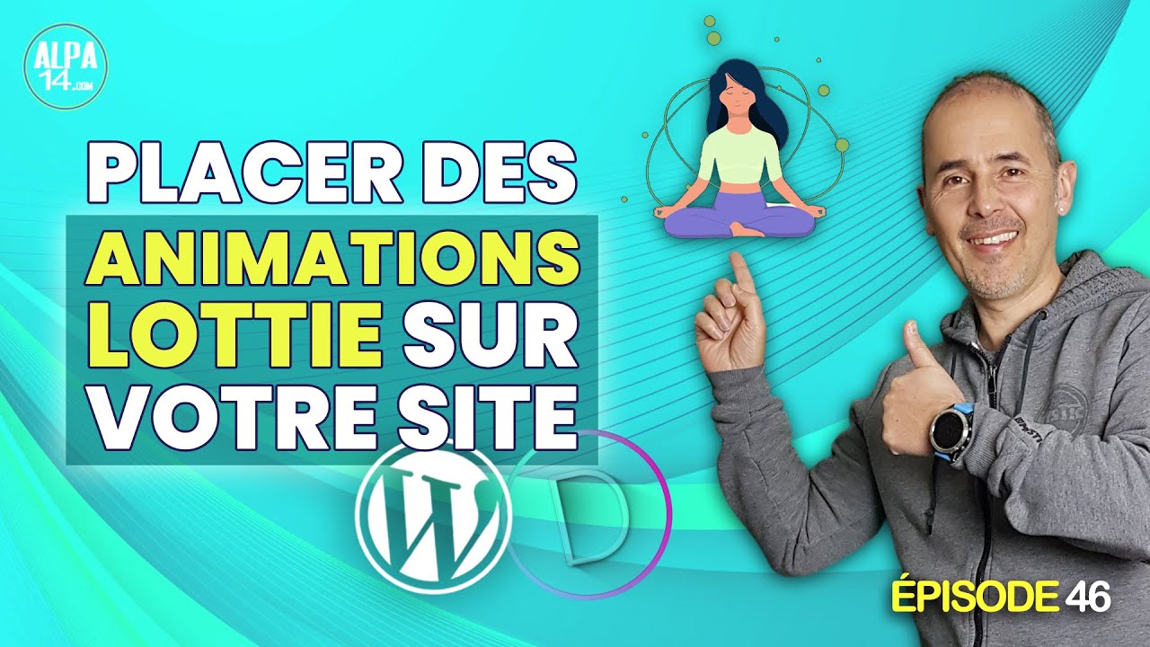 Placer des animations Lottie facilement sur un site web WordPress Divi