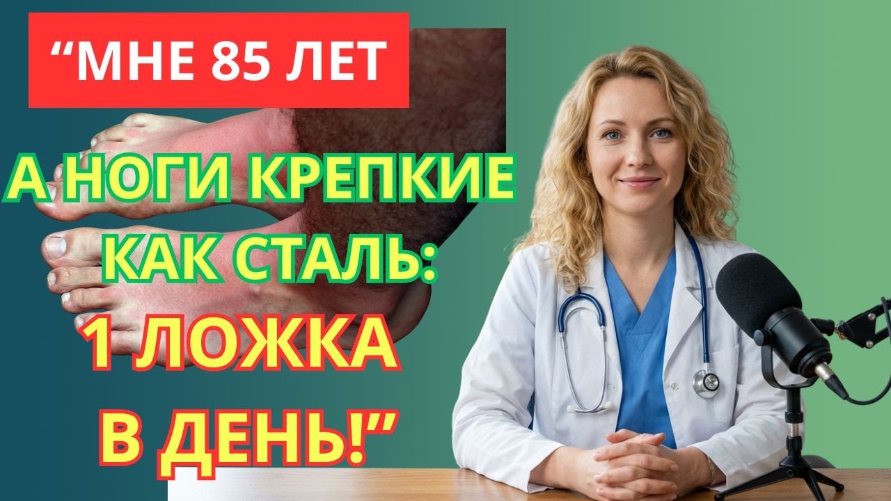 Мне 79 лет, а ноги крепкие как сталь — всего 1 ложка в день творит чудеса!