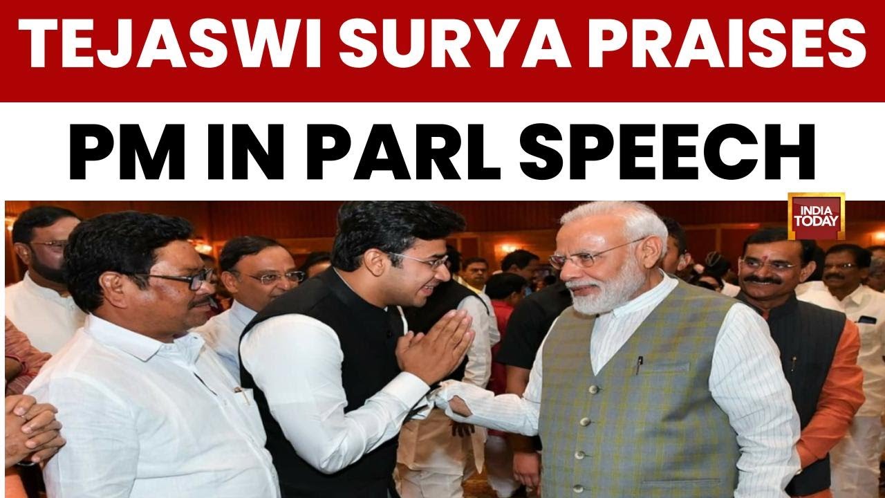 Tejaswi Surya Praises PM Modi for Giving India’s Youth a New Vocabulary of Growth