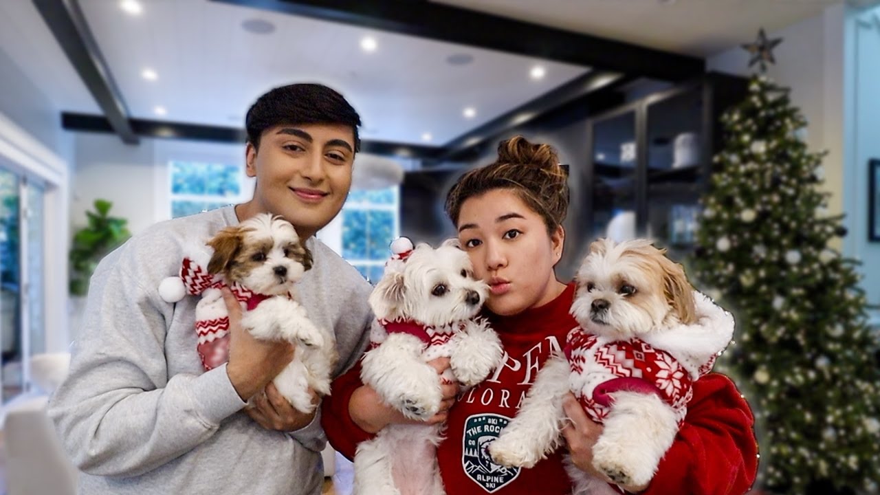 Our First Christmas Together + Everything I Got! | Vlogmas Day 24 + 25