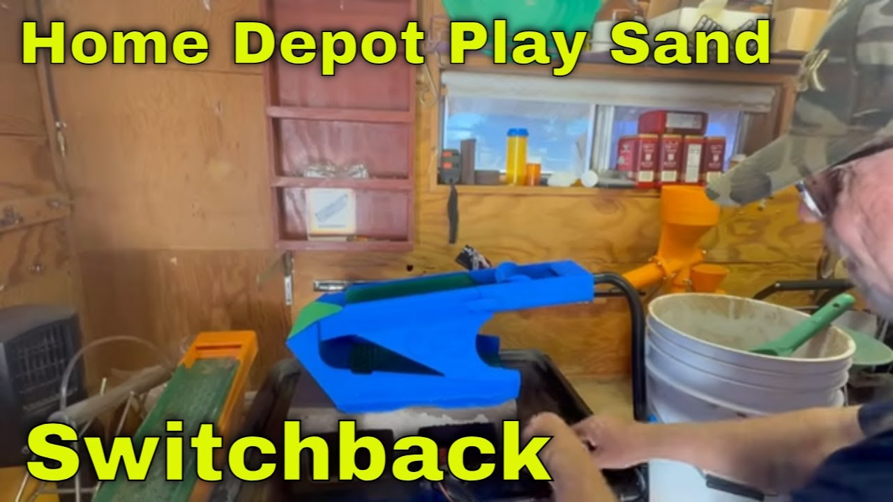 Промывка песка из Home Depot в поисках золота