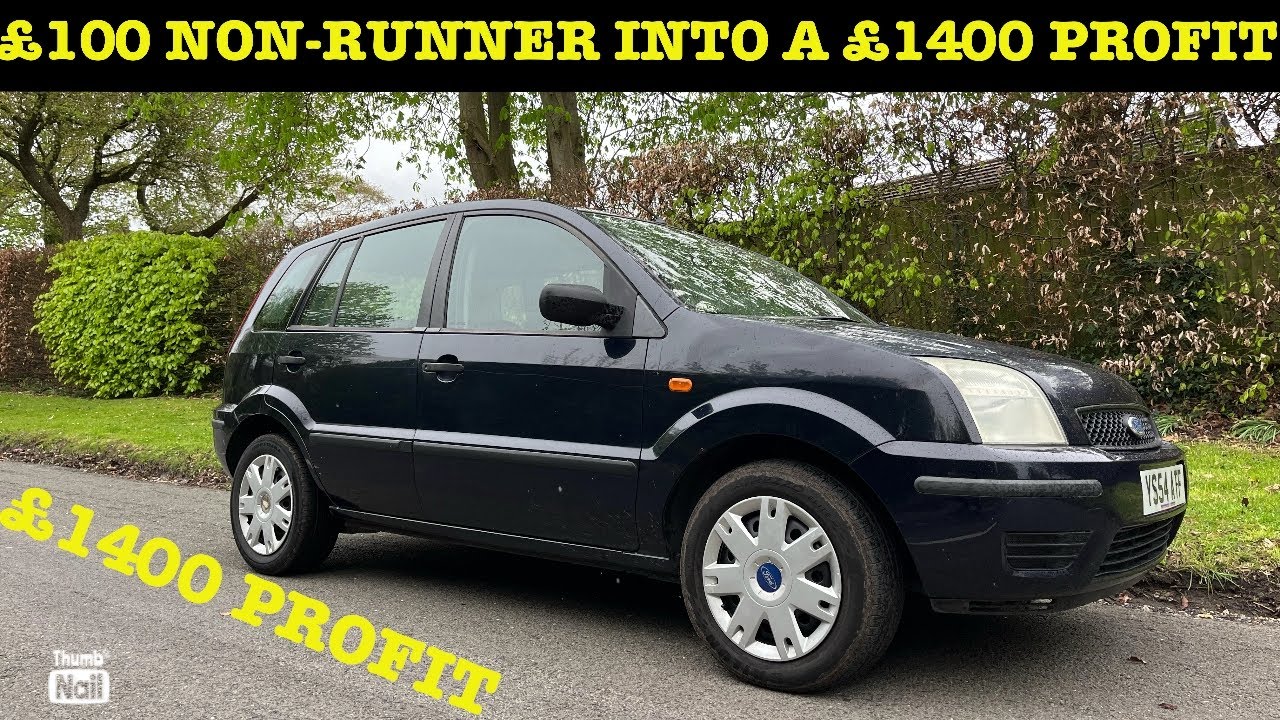 £100 ford fusion fix and flip into a £1400 profit!! #flippingcars #rebuild #wheelerdealers