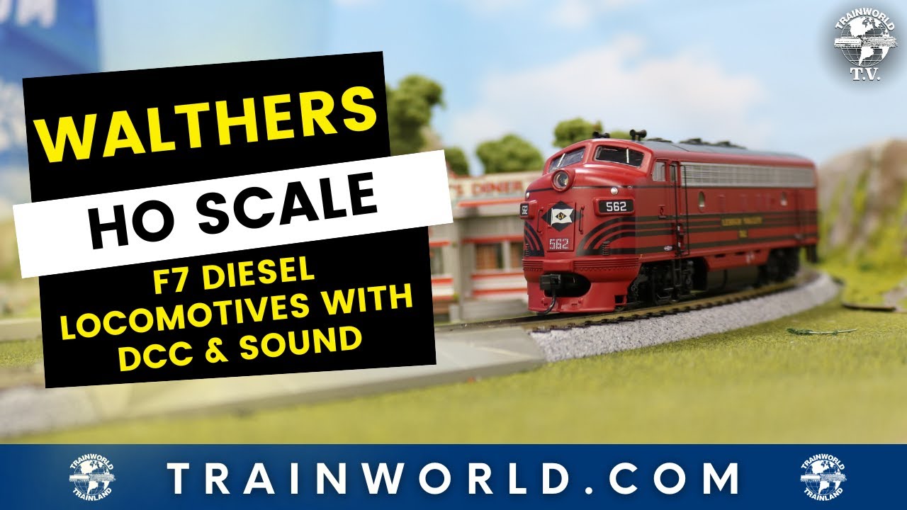 Walthers HO F7 Diesel Locomotives