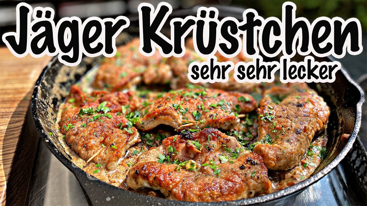 Jäger Krüstchen Pfanne oder im Dutch Oven einfach mega lecker | The BBQ BEAR