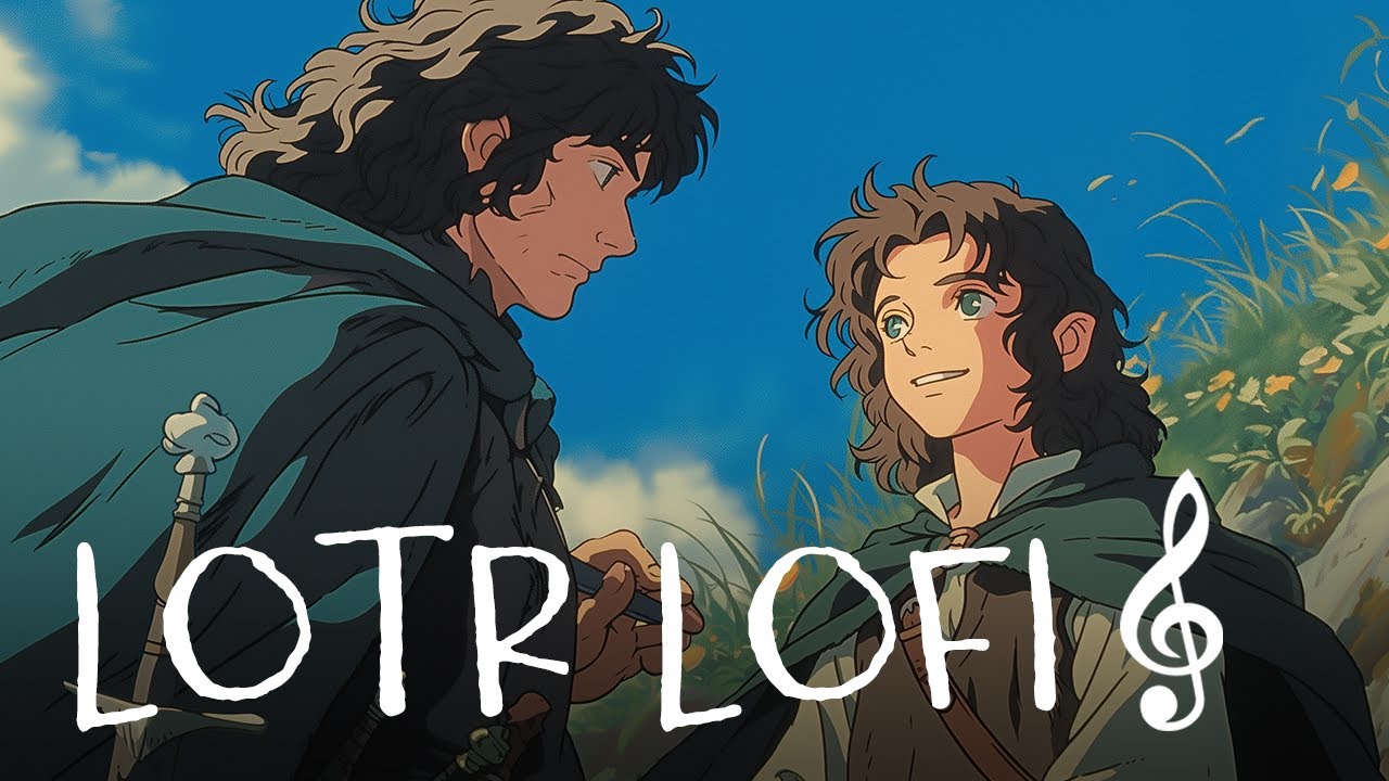 Chill with Frodo and Aragorn 🍃 Lord of the Rings (LOTR) Lofi