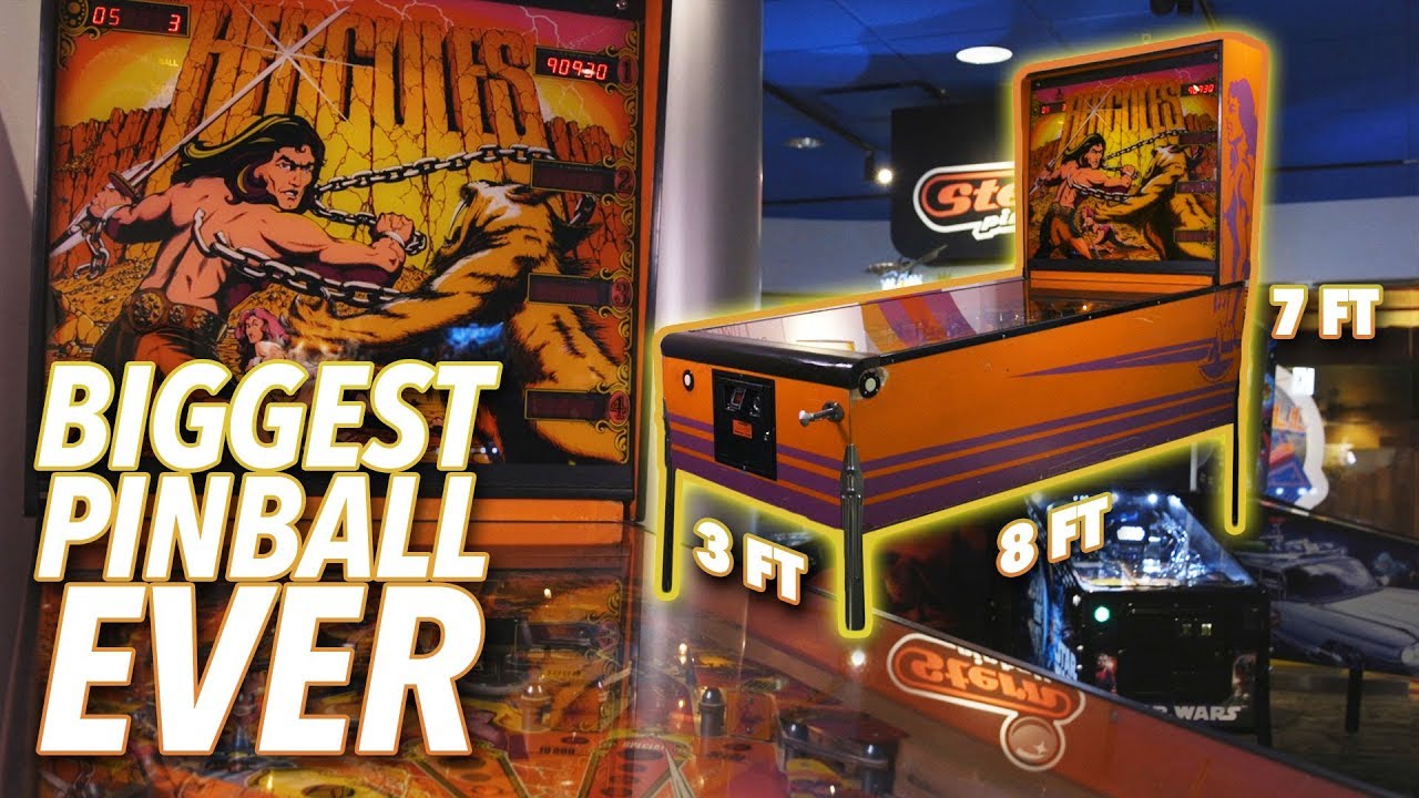 The Biggest Pinball Machine Ever - Complete In Box
