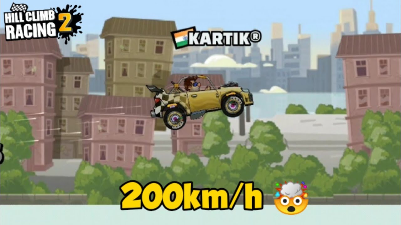 INSANE SPEED!!😲 - Speedrun in City 5km in 2:22min World Record🌍 - Hill Climb Racing 2