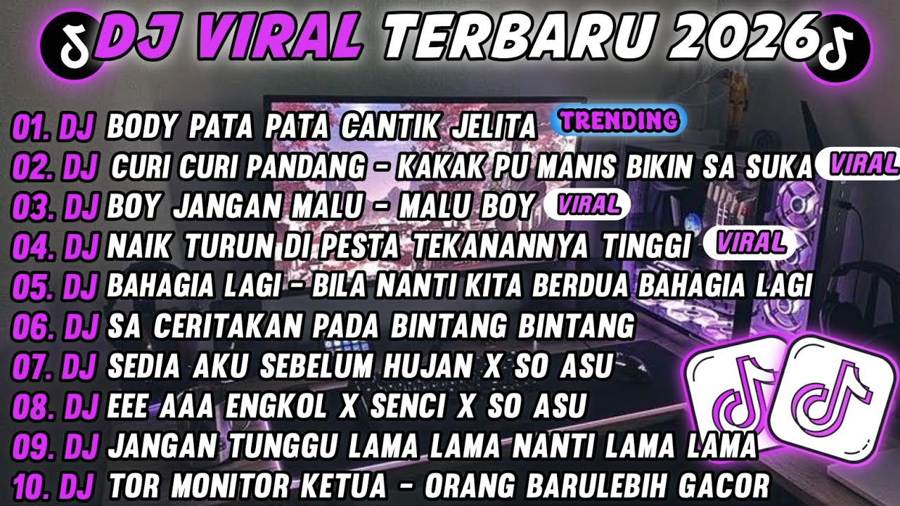 DJ TIKTOK TERBARU 2026🎵DJ BODY PATA PATA CANTIK JELITA 🎵DJ KAKA PU MANIS BIKIN SA SUKA CURI PANDANG 