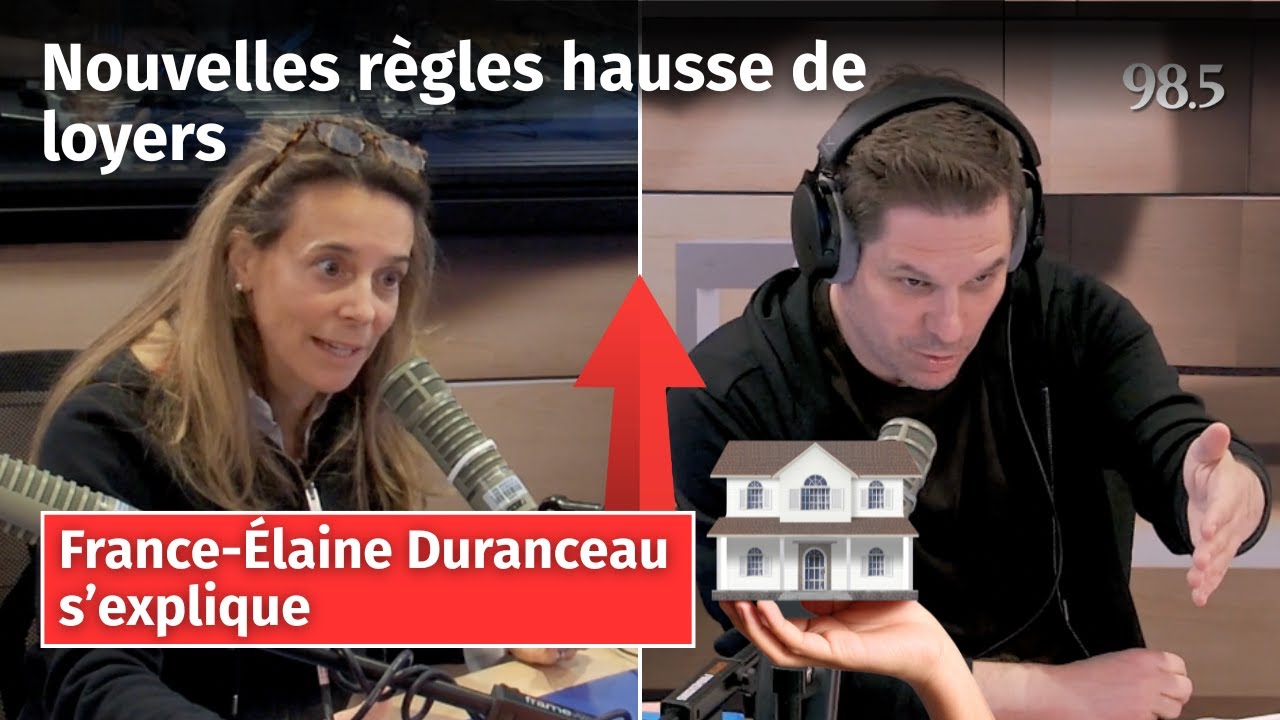 Nouvelles r&egrave;gles sur la hausse des loyers : la ministre France-&Eacute;laine Duranceau s'explique