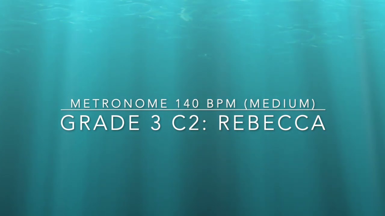 C2 Rebecca (medium) with metronome Violin and piano accompaniment ABRSM Violin Grade 3 2024