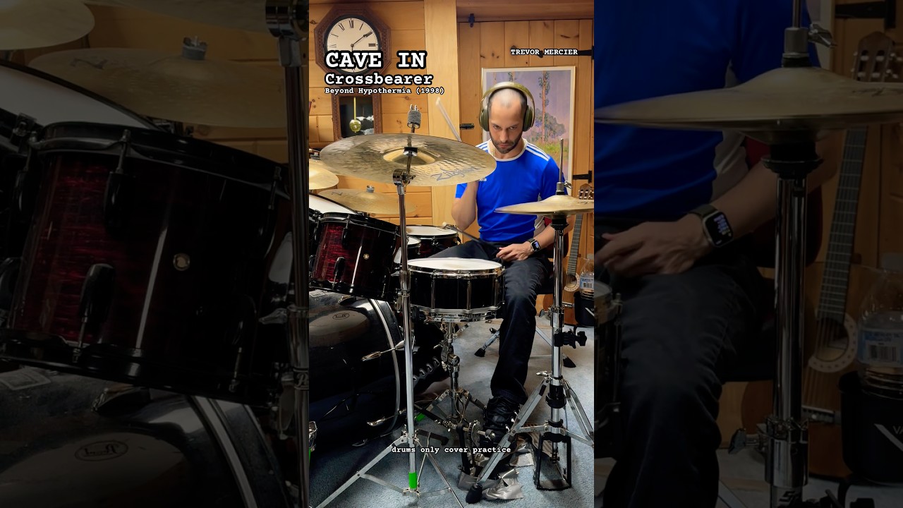 CAVE IN Crossbearer Beyond Hypothermia 1998 drums only cover practice ​⁠