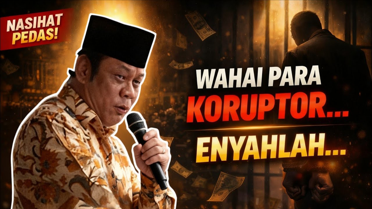 Nasihat Keras untuk Para Koruptor, Enyahlah Sebelum Azab Datang