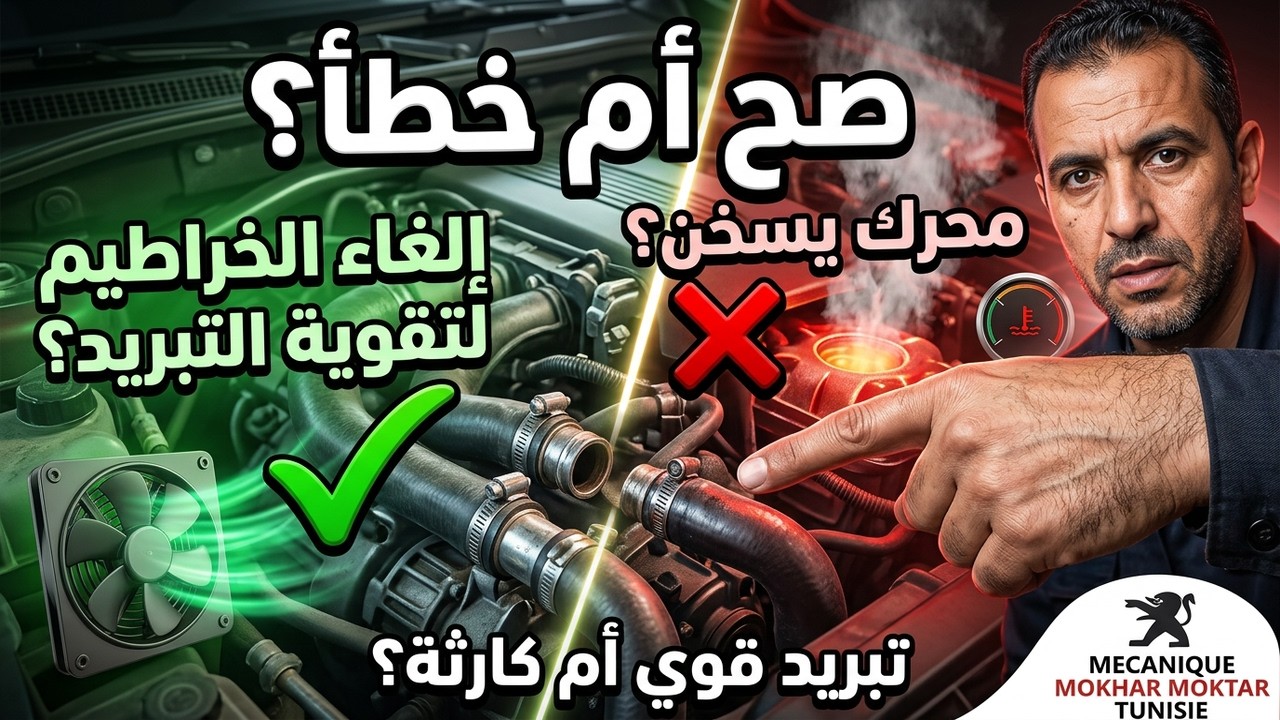 صح أم خطأ | حذف انابيب التدفئة من السيارة لتقوية التبريد. -هل اذا لغيت الخراطيم هل المحرك يصير يسخن؟