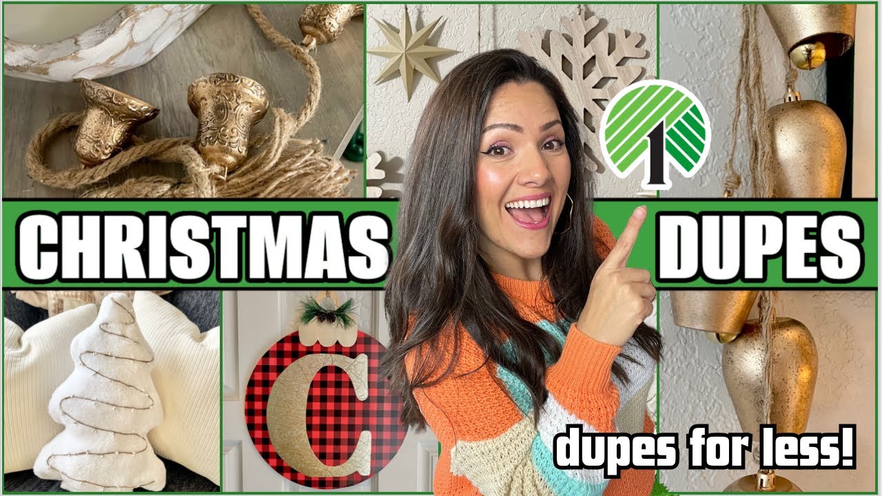 NEW Must Try Dollar Tree Christmas DIY DUPES 🎄| Dollar Tree Hacks