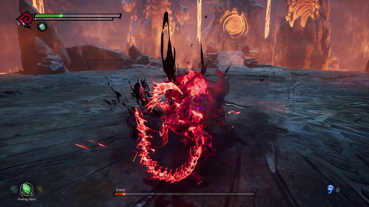 Darksiders 3 - Chapter 9 Charred Council: Envy Bossfight & 