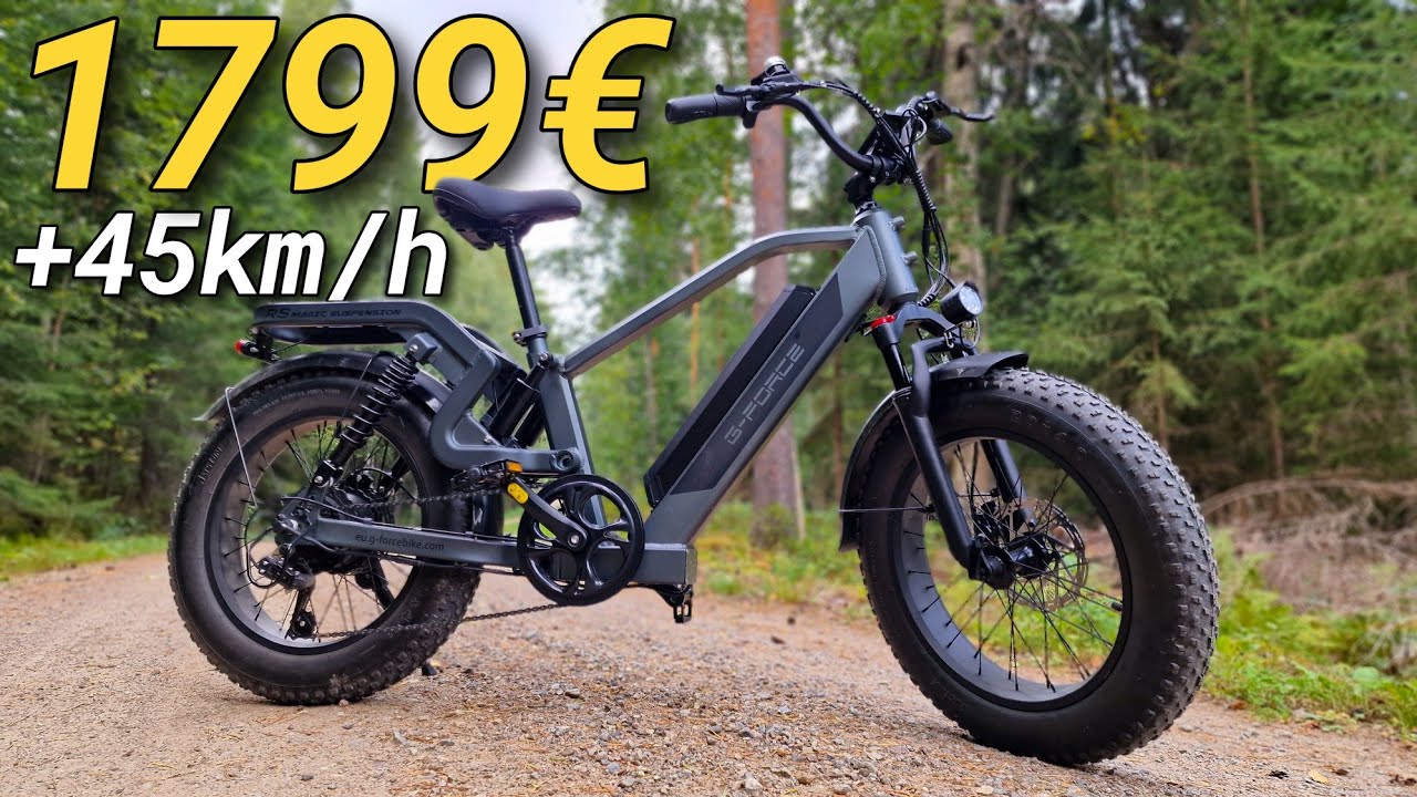Testissä G-Force RS sähköpyörä Reention isolla 48v 25ah akustolla