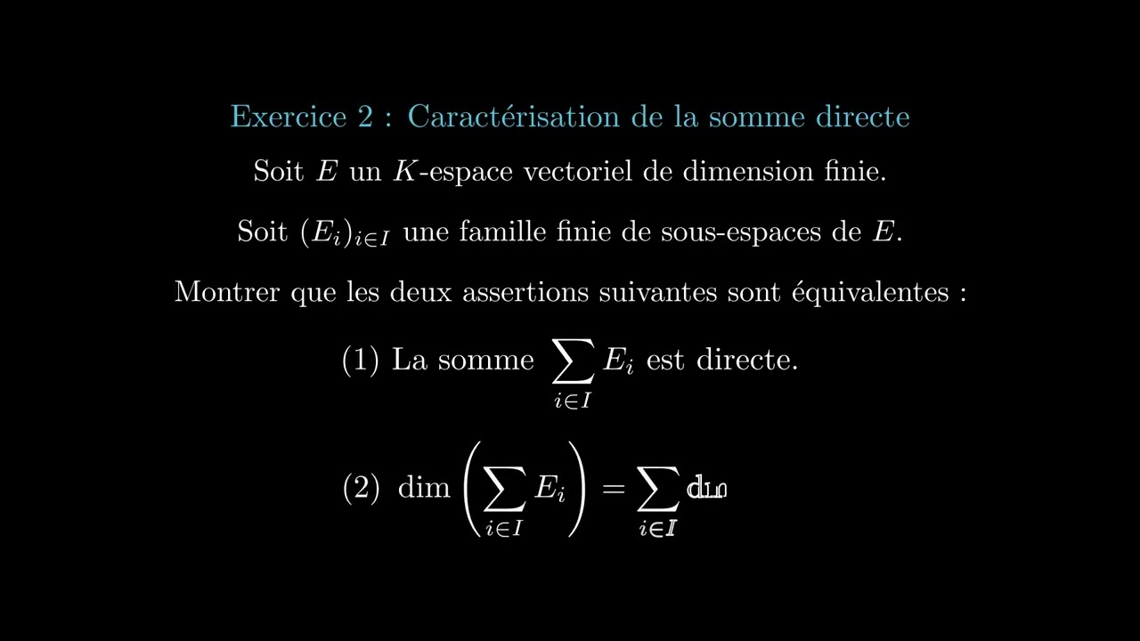 Espace supplémentaire dans K[X]