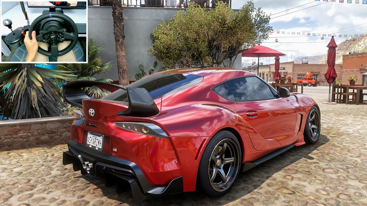 750HP Toyota GR Supra - Forza Horizon 5 | Thrustmaster T300RS + TH8A Shifter Gameplay