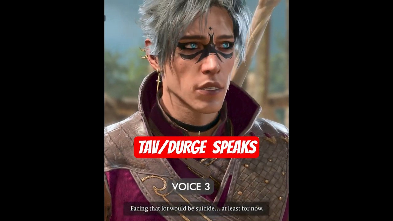 Tav/Durge speaks - all male voices - Githyanki patrol scene