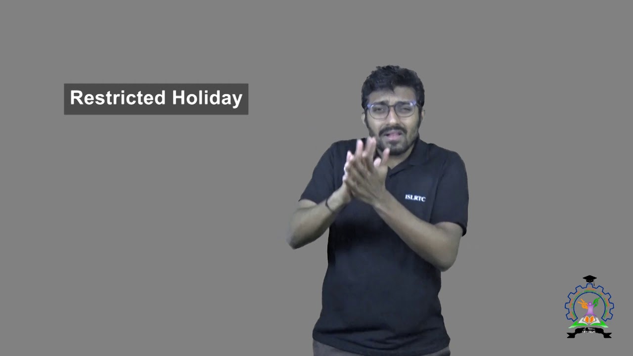 Restricted Holiday