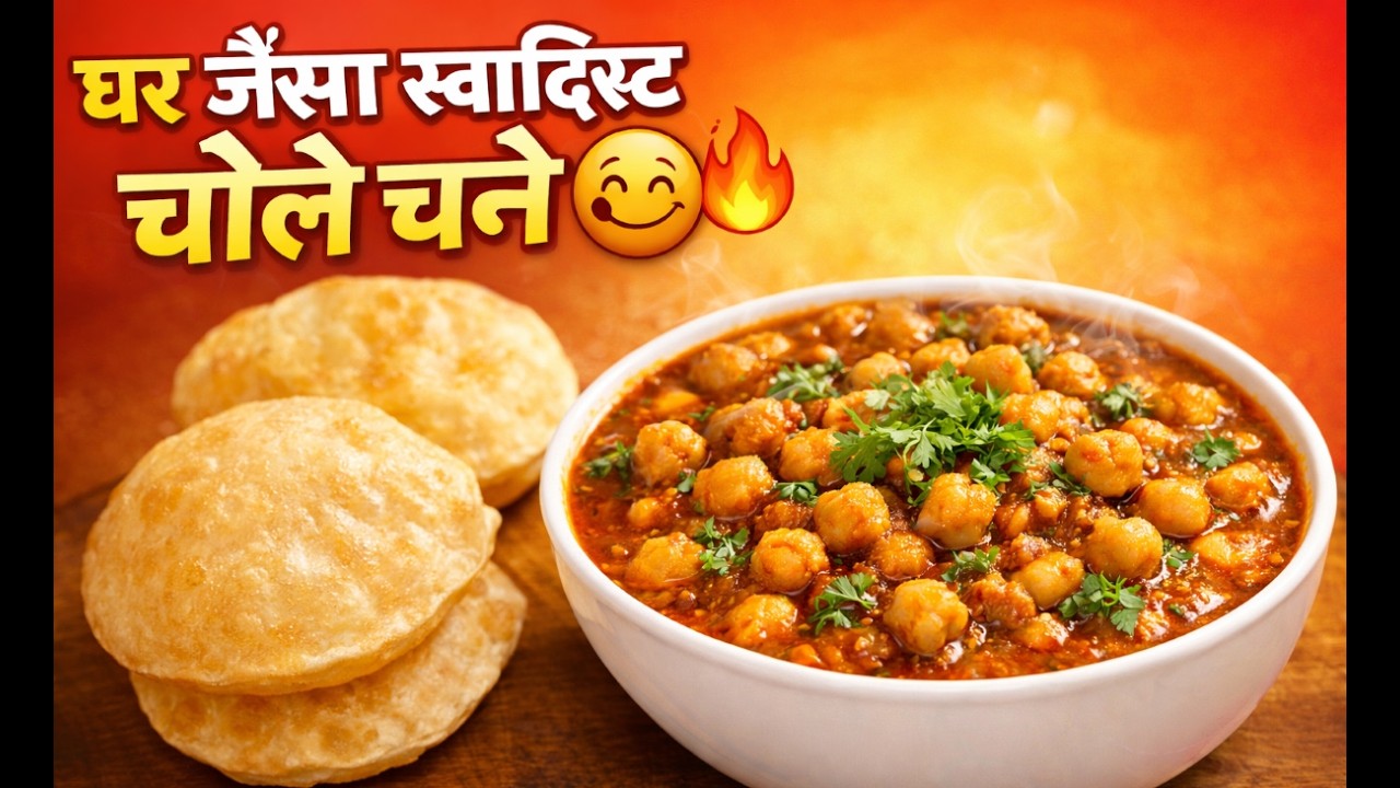 Ghar Jaisa Swadisht Chhole Chane | Easy Recipe 😋🔥