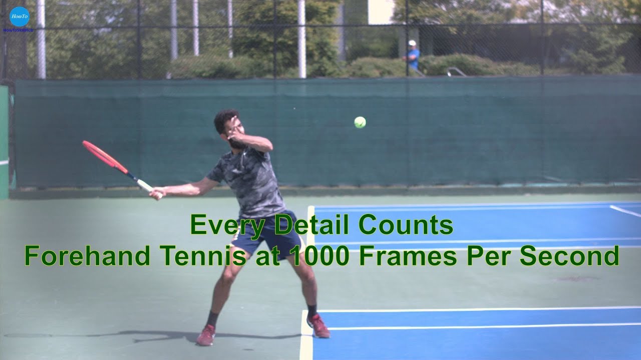 Every Detail Counts -- Forehand Tennis at 1000 Frames Per Second