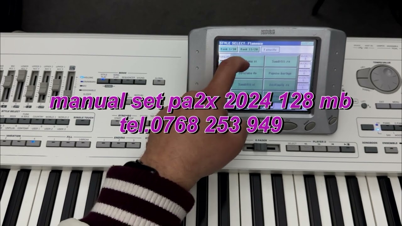 ❌ Set Korg Pa2x Pro MANUAL - NEW 2024 NEW ❌