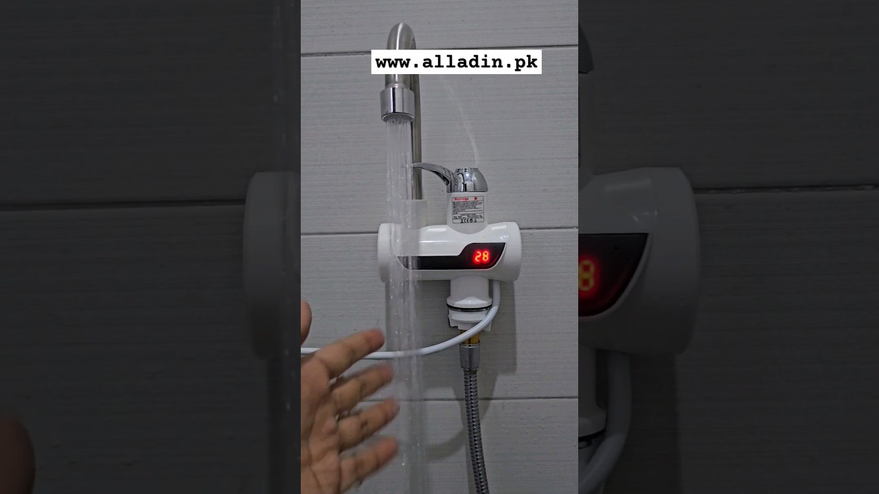 Electric Instant Water Heating Tap consumes 2700W and provides hot water Instantly