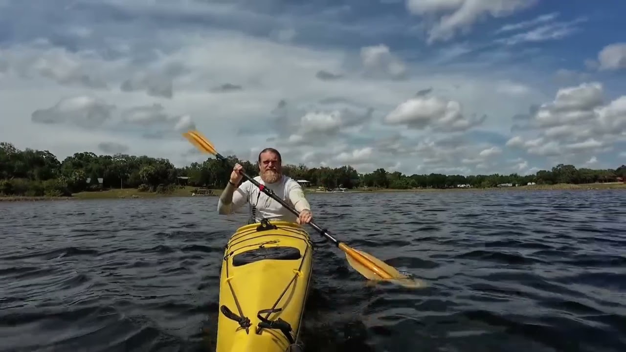 initial test of my new (used) Kayak for the Everglades Challenge 2025