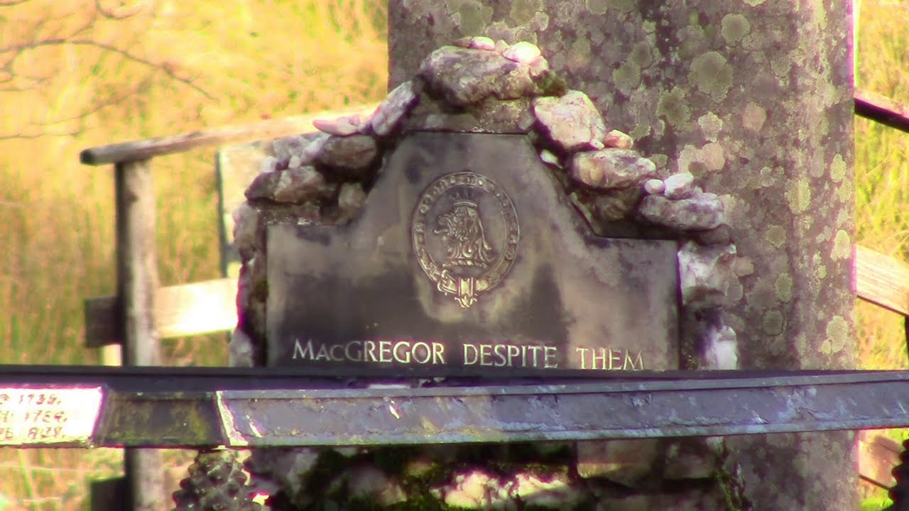 Rob Roy's grave and Drover's Inn, Loch Lomond - no commentary