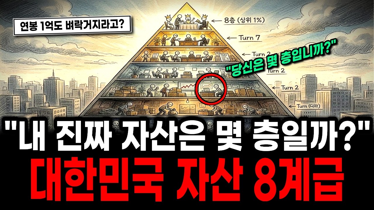 2026 대한민국 자산 8계급의 잔혹한 현실, 당신의 '진짜 층수'는 어디입니까?