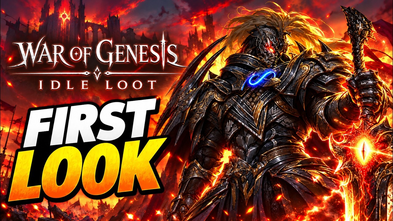 Полный обзор новой RPG: War of Genesis Idle Loot
