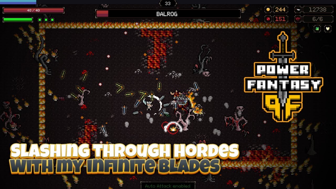 Redemption Arc of Barbarian! Deleting the Boss with Infinite Blades | Power Fantasy #hordesurvival