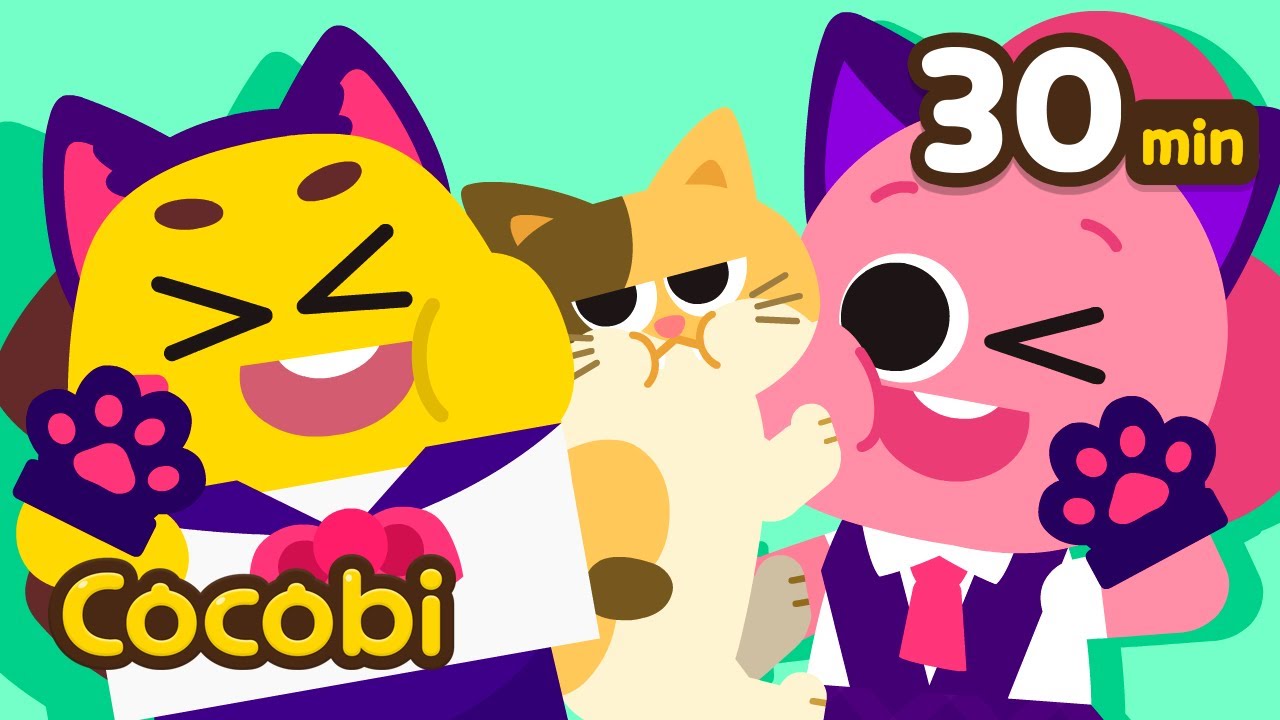Meong! Kucing keren berdatangan🐾dan Lainnya | Lagu Dance untuk Anak-Anak | Cocobi