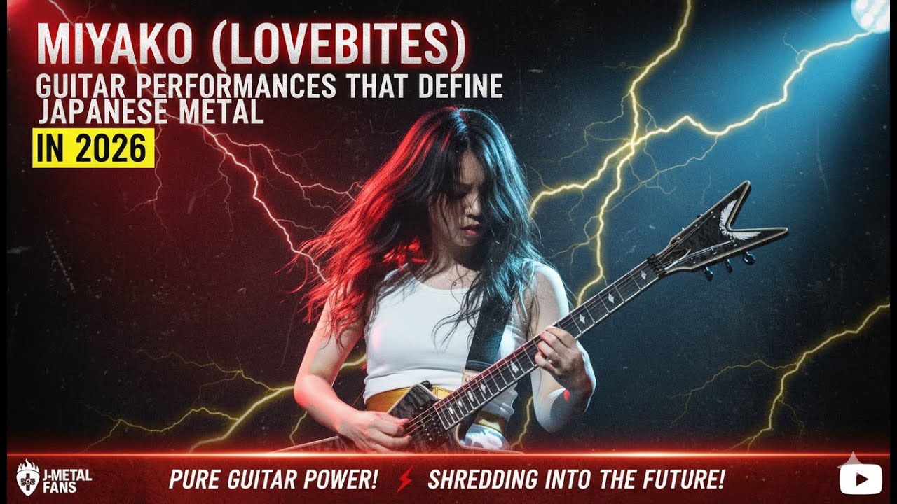 MIYAKO (LOVEBITES) | GUITAR PERFORMANCES THAT DEFINE JAPANESE METAL IN 2026