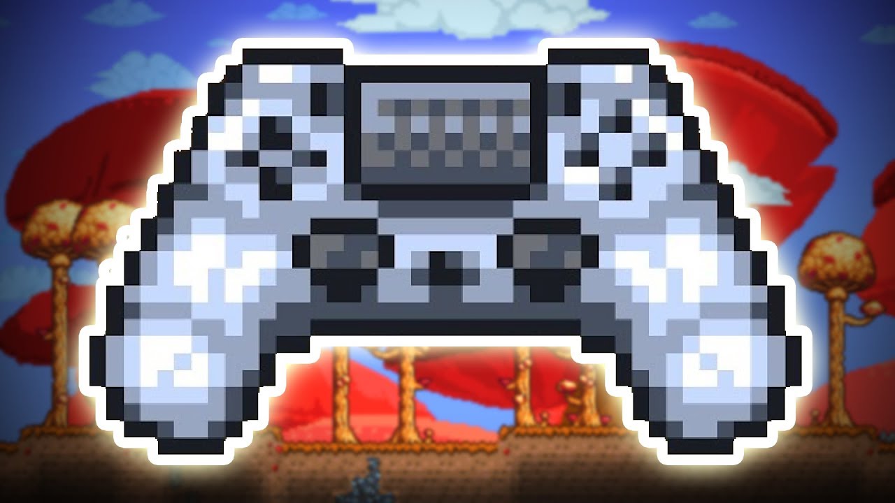 Playing Terraria with a controller for the first time... - (The Wheel of Terraria)