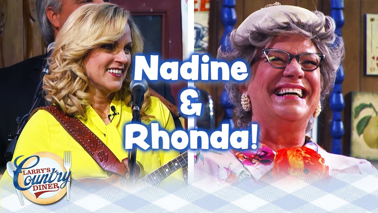 NADINE chats it up with old friend RHONDA VINCENT on Larry's Country Diner!