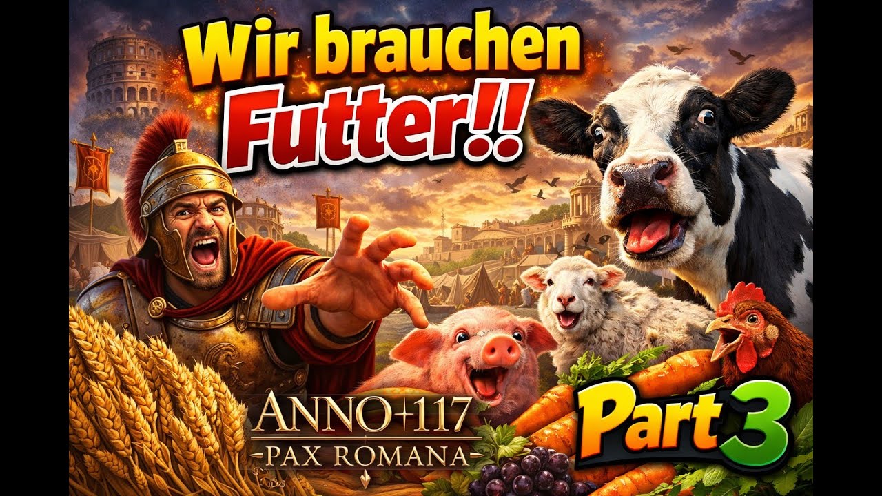 Wir brauchen FUTTER!! [Lets Play Anno 117 Pax Romana Ps5 Pro German]