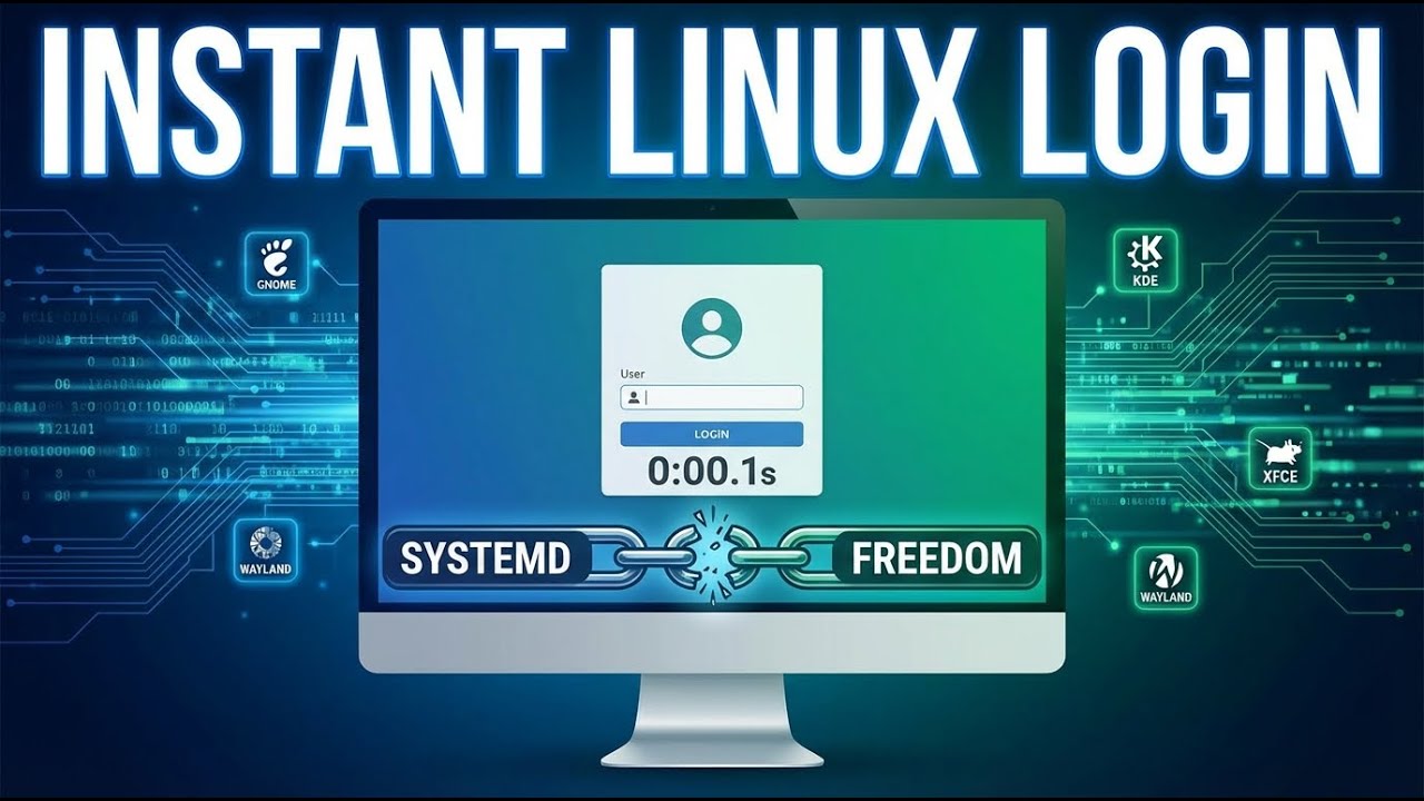 Minimal Display Manager: Instant Login, Systemd-Free & Supports 7 Init Systems