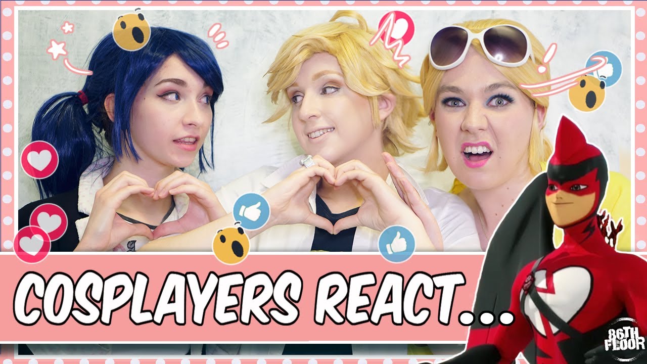 Cosplayers React to Miraculous Ladybug - Dark Cupid 💘