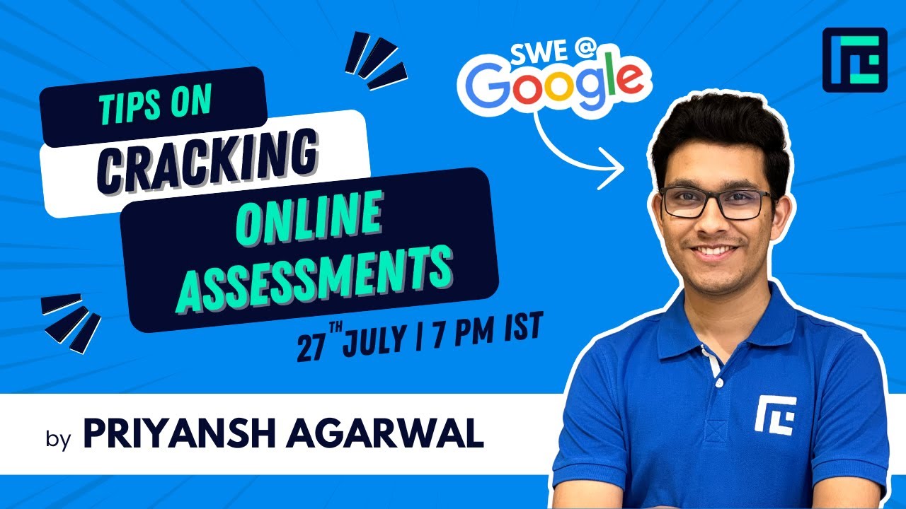 Tips on Cracking Online Assessments | Priyansh Agarwal | TLE Eliminators