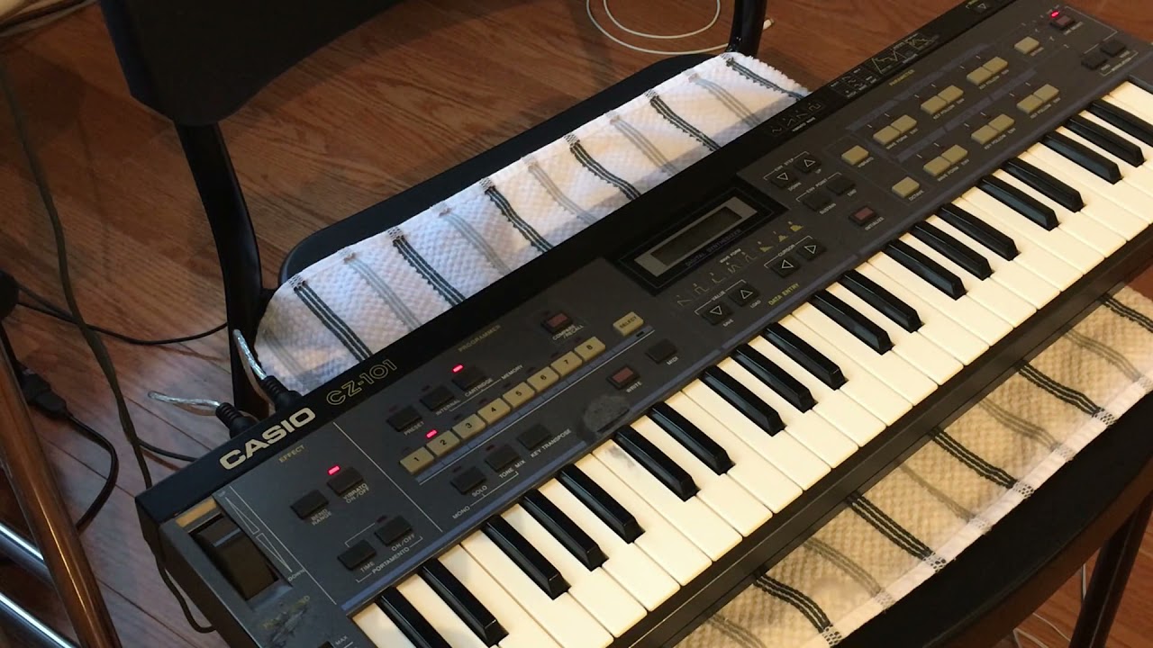 CZ-101 Librarian USB to Midi Adapter Test