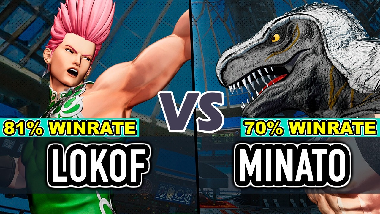 KOF XV ▰ LOKOF (Benimaru / Ryo / Yamazaki) vs MINATO (Dinosaur / Antonov / Rock)