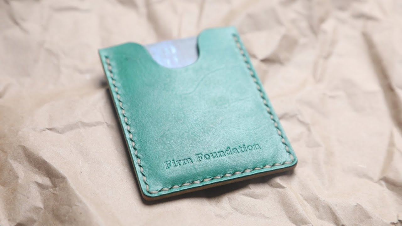 Making a Leather Cardholder