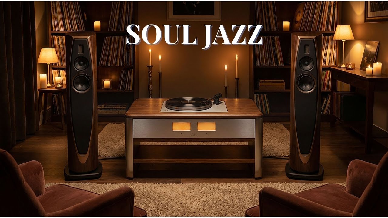 Cozy Night Jazz for Deep Focus & Work – Smooth Soul & R&B Lounge