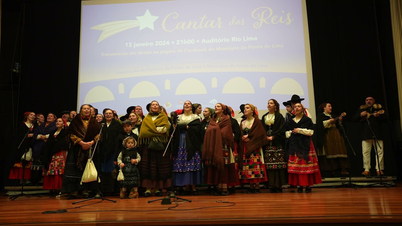CANTAR DOS REIS EM PONTE DE LIMA, PELA RUSGA TIPICA DA CORRELHÂ  13-01-2024